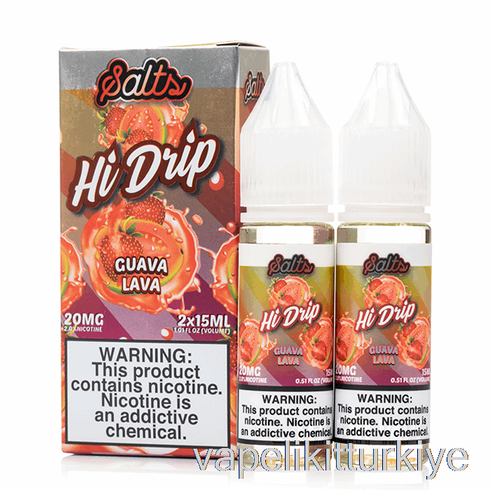 Vape Türkiye Guava Lava - Hi-drip Tuzları - 30ml 20mg